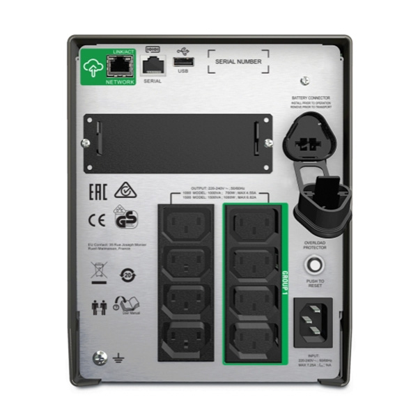 Bộ lưu điện APC Smart SMT1000IC (Line Interactive/ 1000VA/700W)