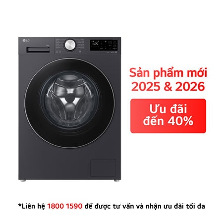Máy giặt lồng ngang LG AI DD Inverter 10kg than ánh kim FX1410N5G – giá đại lý