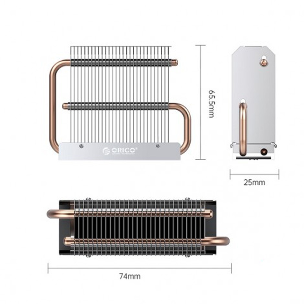 Tản nhiệt M.2 SSD ORICO M2HS7-SV