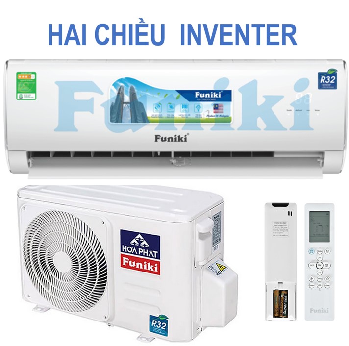 Điều hòa Funiki 12000BTU 2 chiều inverter HIH12TMU Mới 2022