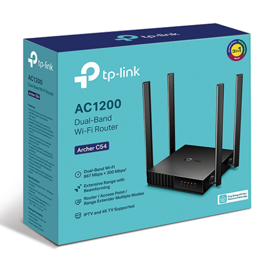 Router Wifi TP-Link Archer C54 băng tần kép AC1200