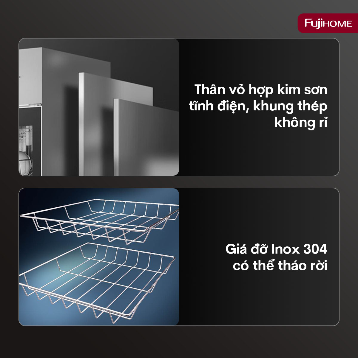 TỦ SẤY CHÉN BÁT TIỆT TRÙNG FUJIHOME DD500A