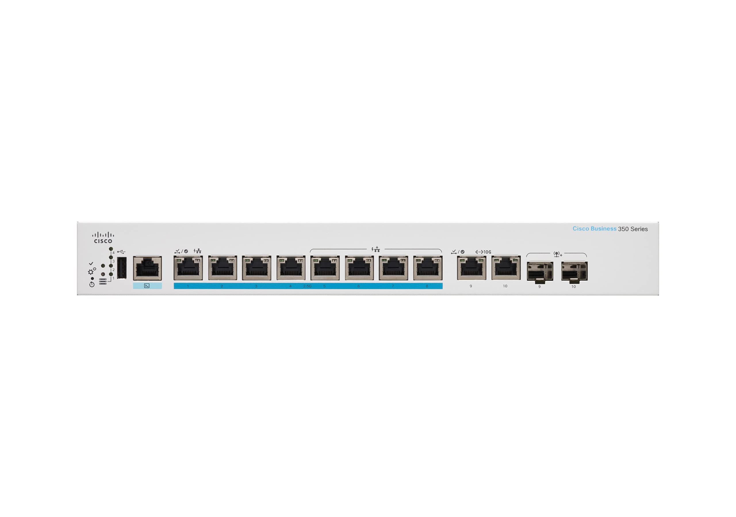 Thiết bị chuyển mạch Switch Cisco CBS350-8MP-2X-EU