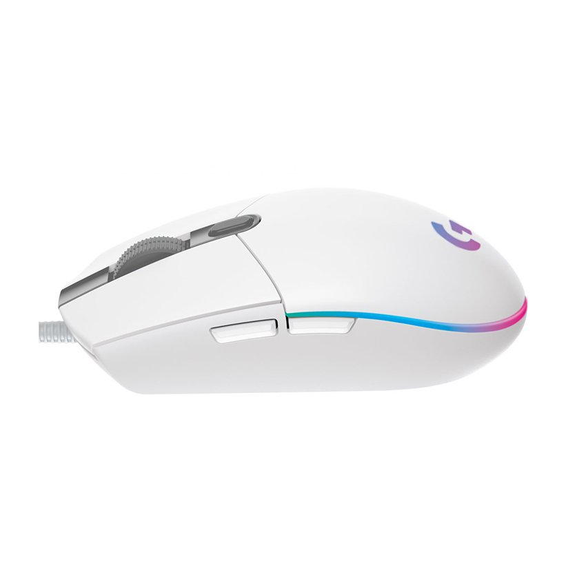 Chuột có dây Logitech gaming G102 GEN II LIGHTSYNC RGB White 910-005803