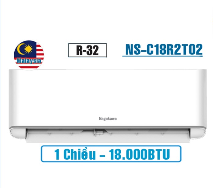Điều hòa Nagakawa 18000BTU 1 chiều NS-C18R2T30 MỚI 2023