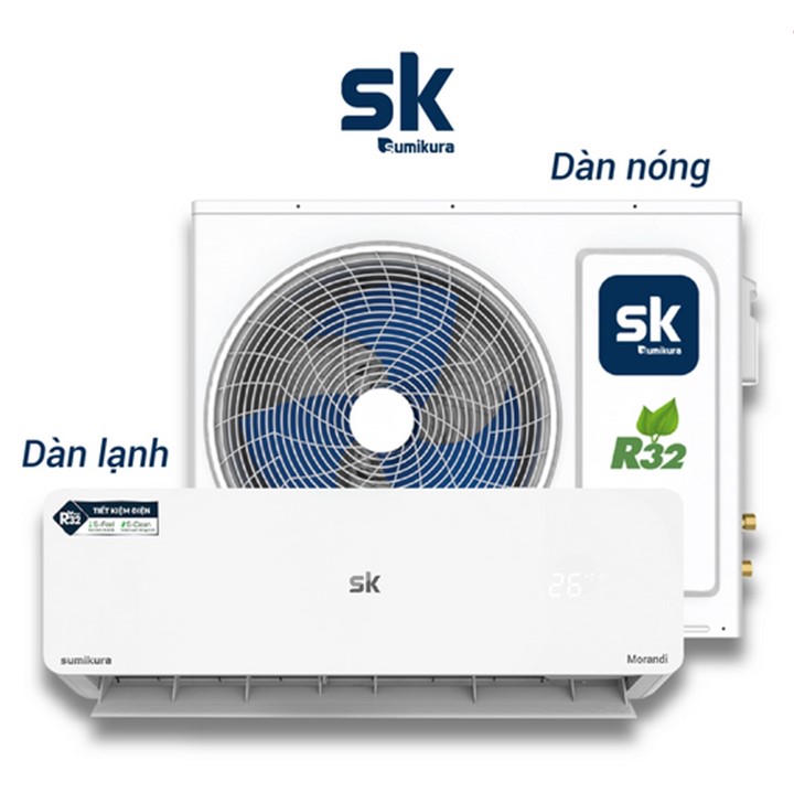 Điều hòa Sumikura 9000Btu 1 Chiều Thường APS/APO-092/MORANDI MỚI 2023