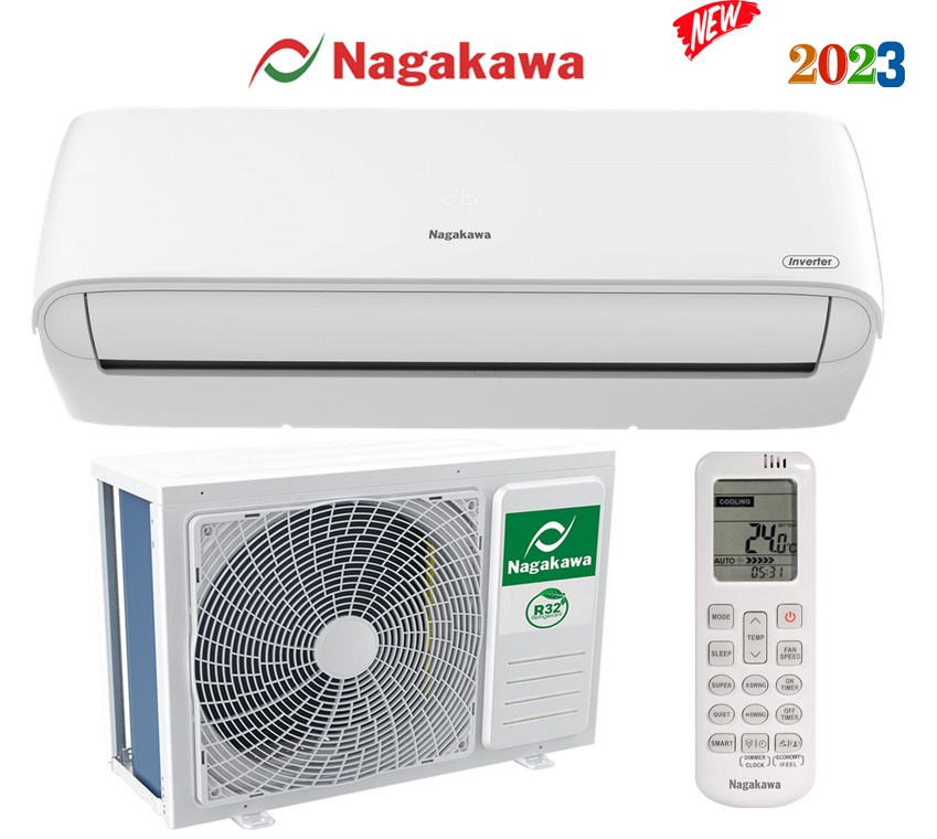 Điều hòa Nagakawa 12000BTU 2 chiều NS-A12R2H11 MỚI 2023
