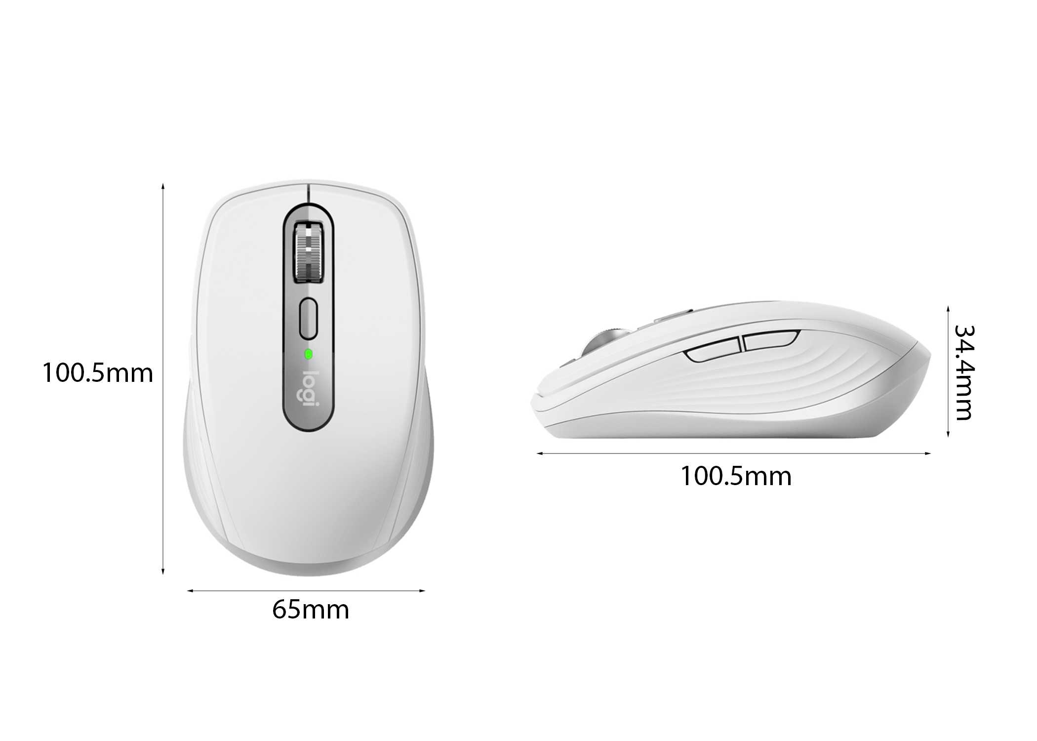 Chuột không dây Logitech MX Anywhere 3 Xám 910-005993