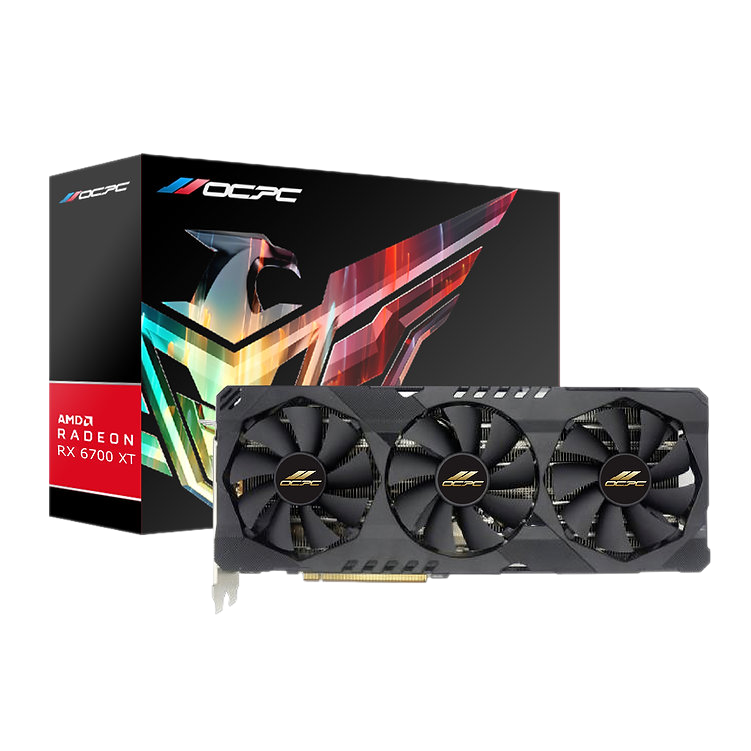 Card màn hình OCPC RX 6700 XT XE 12GB GDDR6