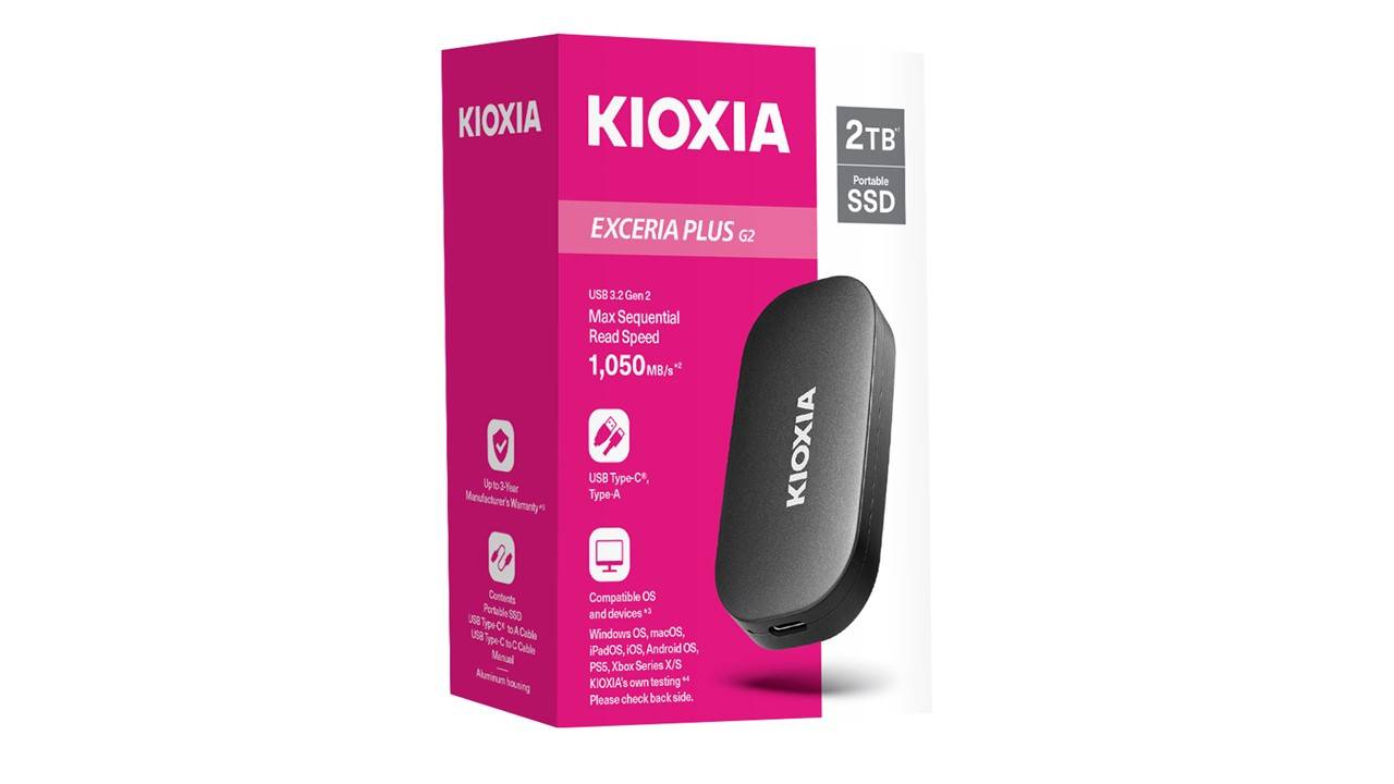 SSD Di Động 1TB KIOXIA EXCERIA PLUS G2 PORTABLE