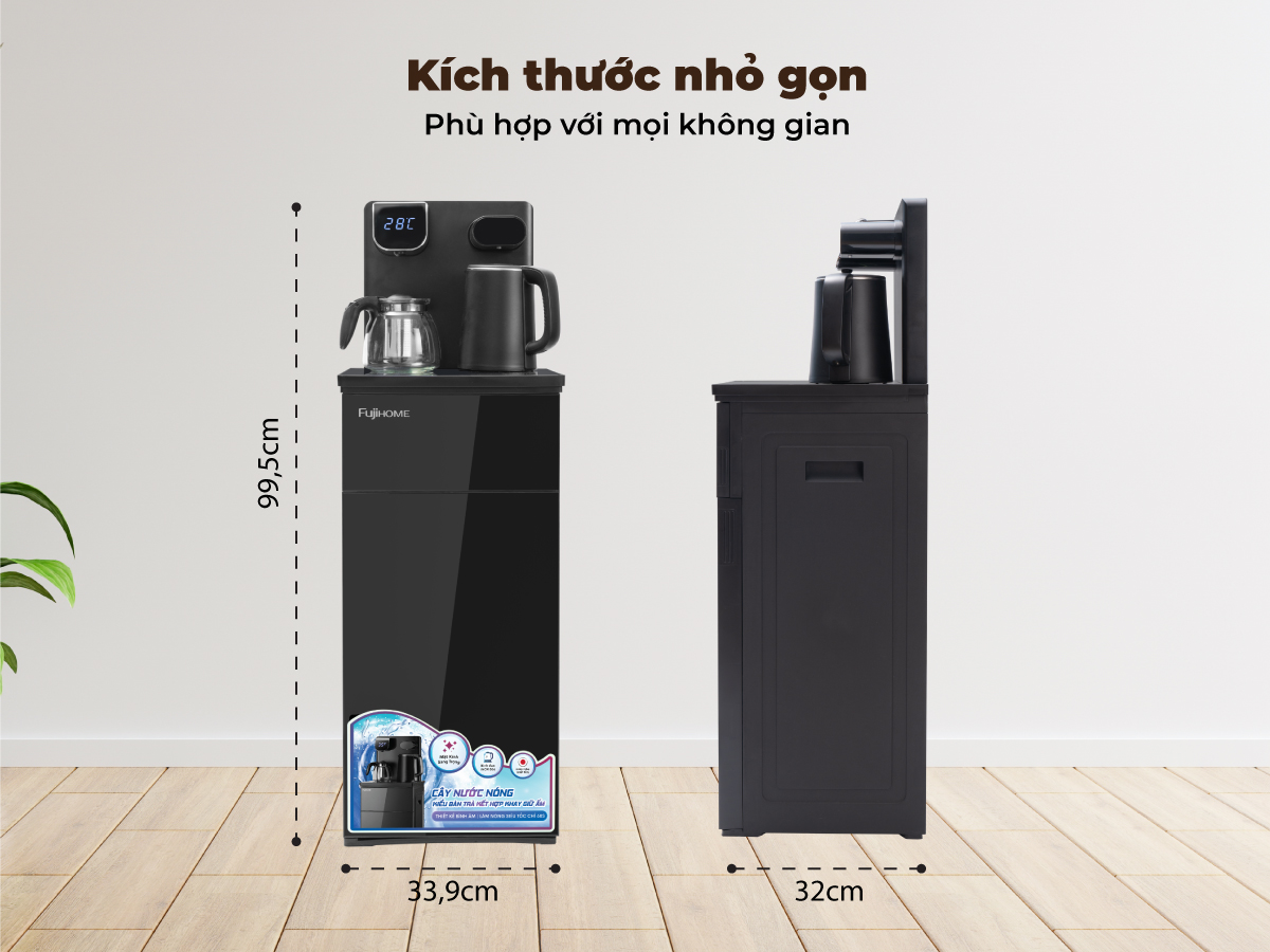 Cây Nước Làm Nóng Kết Hợp Bàn Pha Trà, Cafe Fujihome TB110E-H