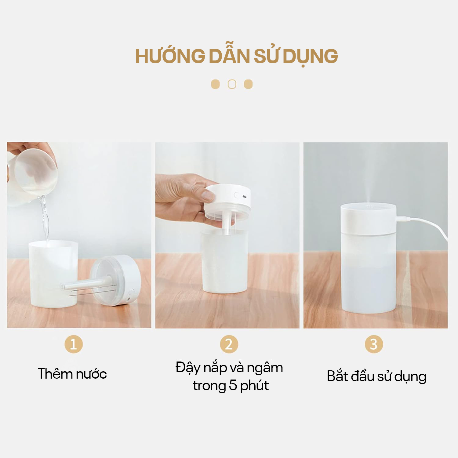 Máy phun sương, tạo ẩm cầm tay WZ01