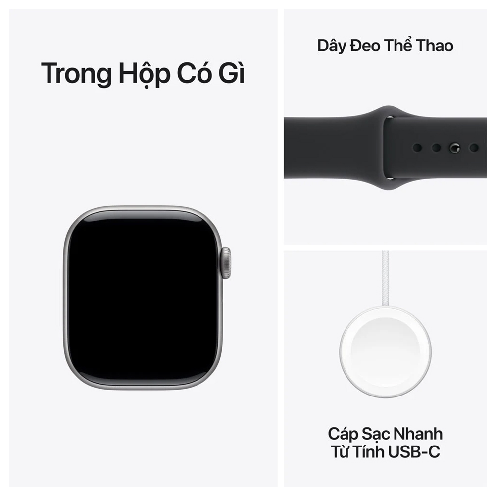 APPLE WATCH S11 42MM (SM) NHÔM XÁM KHÔNG GIAN (SPACE GREY) - GPS, 64GB (MEQW4SA/A)