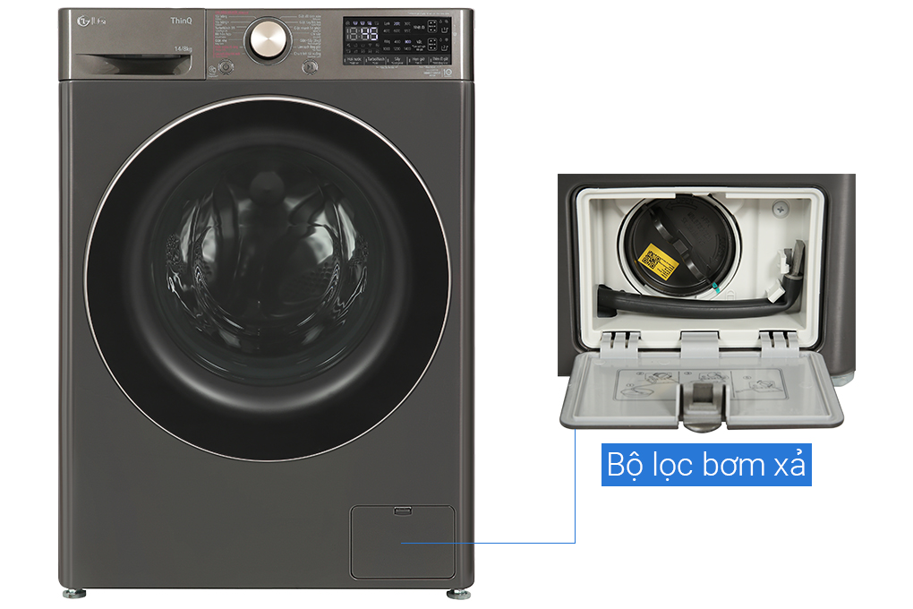 Máy giặt LG Inverter 14 kg FV1414S3P [FV1414S3P] MỚI 2023