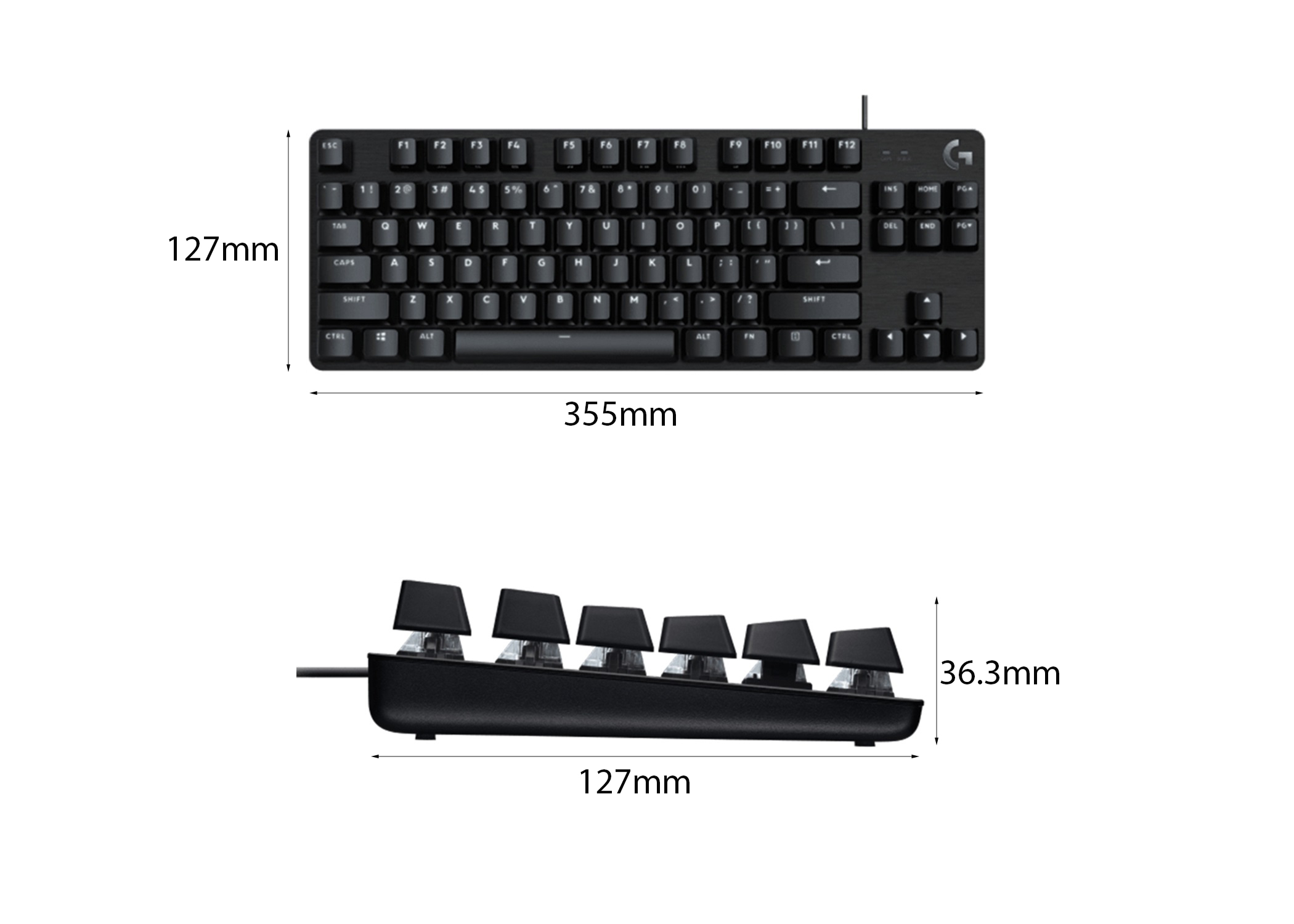 Bàn Phím Cơ Logitech G413 TKL SE Mechanical 920-010448