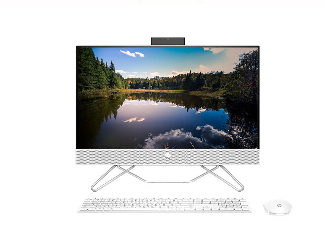 Máy tính HP AIO 24-cb1025d 7H3Z5PA (Intel Core i5-1235U / 8 GB / 512 GB / Intel Iris Xe / 23.8 inch FHD / Win 11 / Trắng)