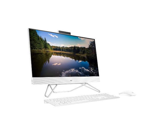 Máy tính HP AIO 24-cb1025d 7H3Z5PA (Intel Core i5-1235U / 8 GB / 512 GB / Intel Iris Xe / 23.8 inch FHD / Win 11 / Trắng)