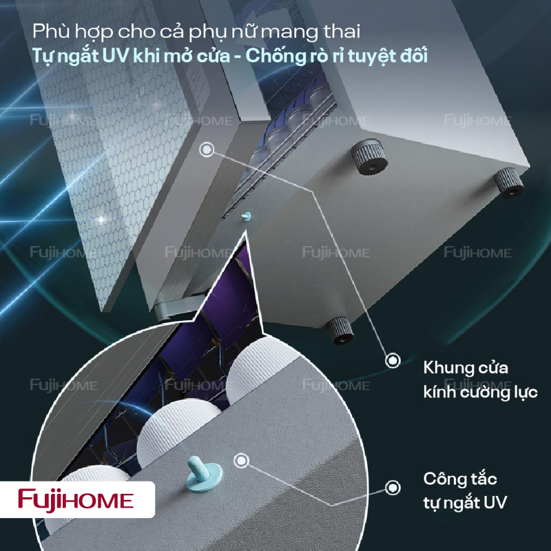 Tủ Sấy Chén Bát Tiệt Trùng Fujihome DD68