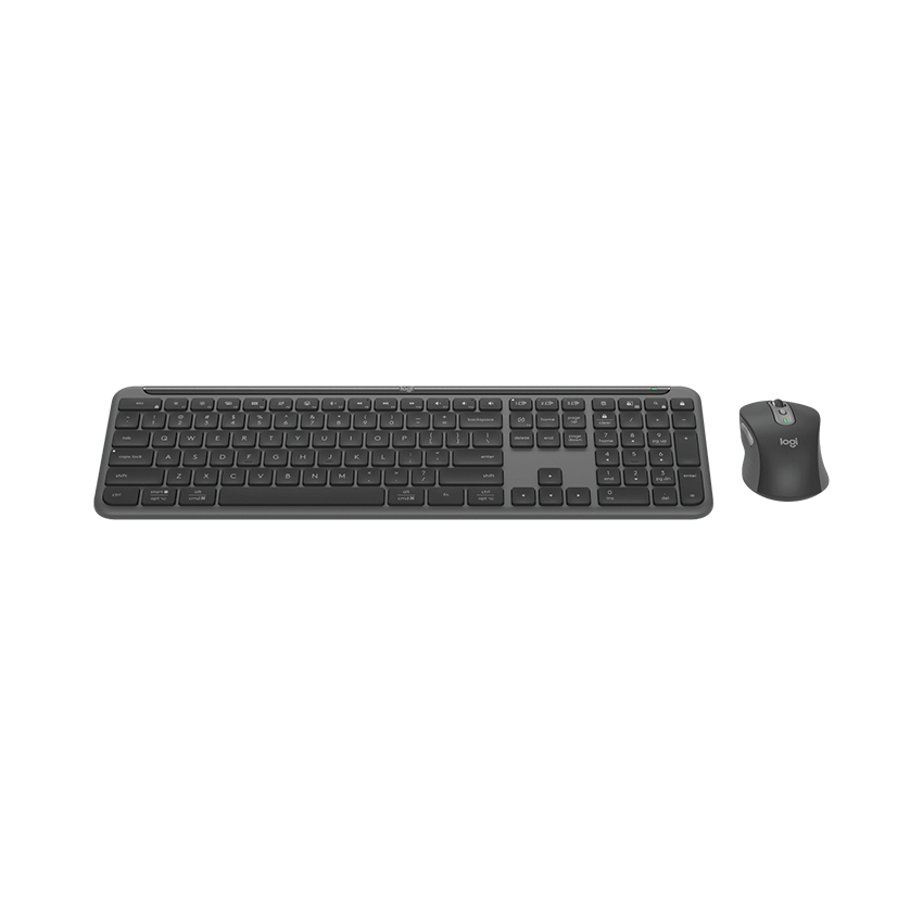 Bộ bàn phím chuột không dây Logitech Signature Slim Combo MK950 Graphite (Wireless Logi Bolt/Bluetooth/Đen) _920-012475