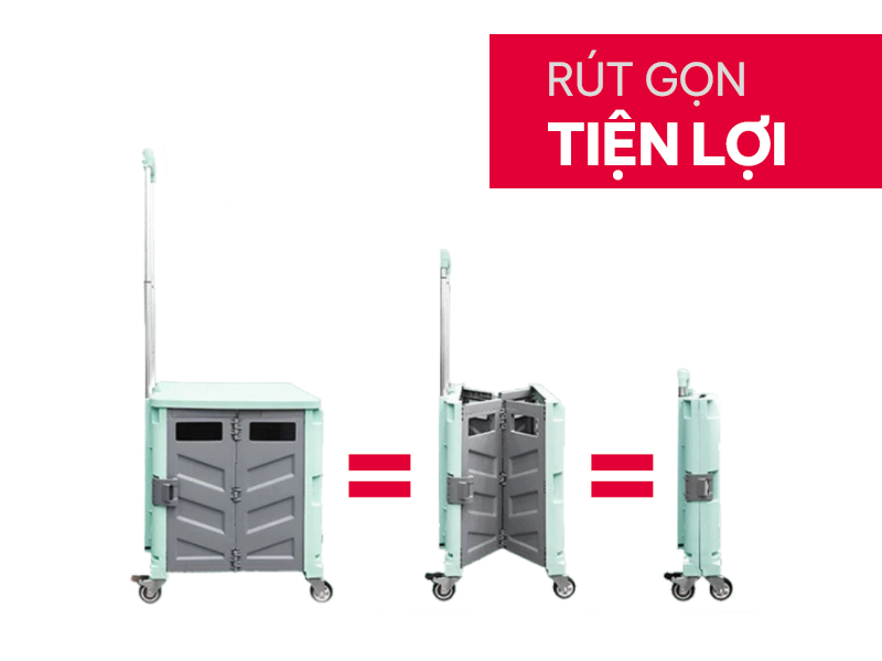 Xe kéo hàng đi chợ rút gọn FUJIHOME ST-250