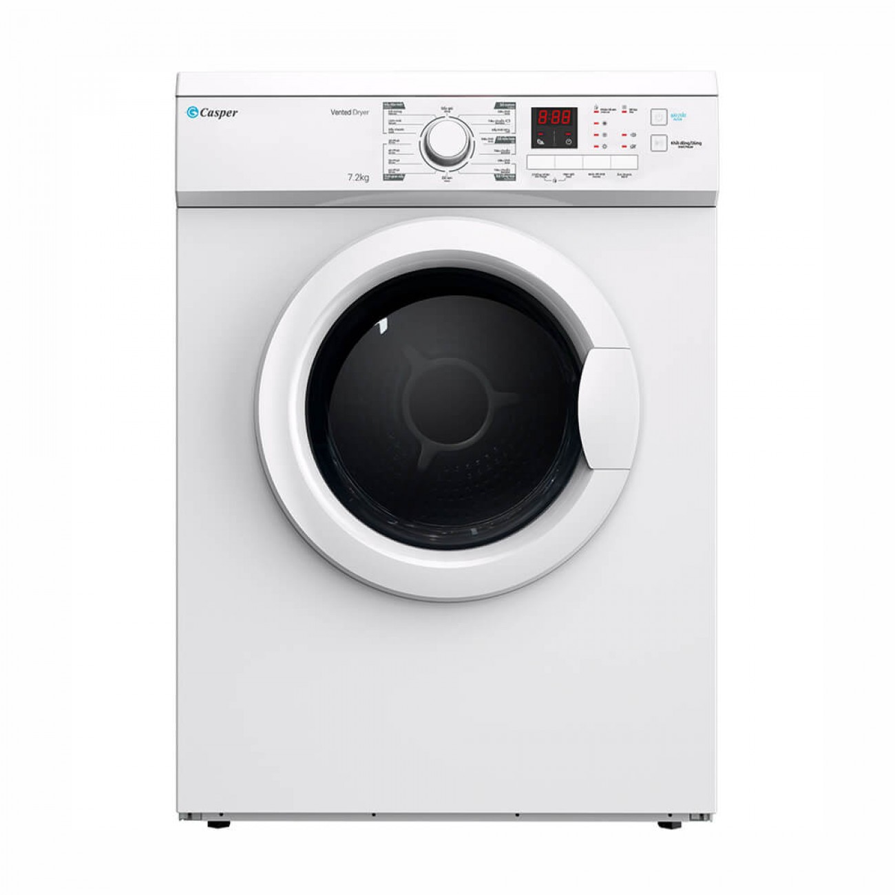 Máy sấy quần áo Casper TD-72VWD 7.2kg model 2022