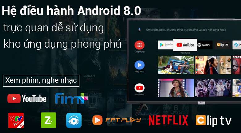 Smart Tivi TCL 40 inch 40S6500, Full HD, Android TV