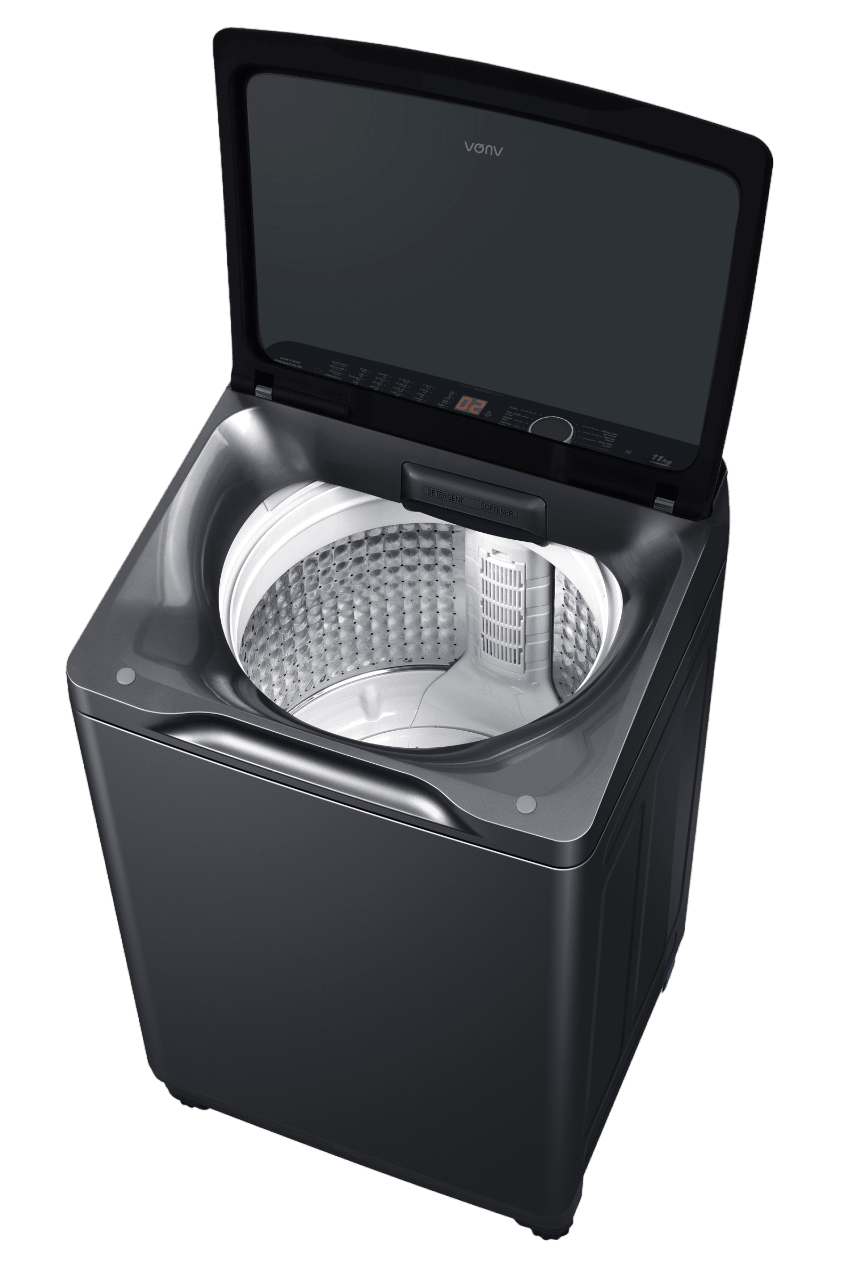 Aqua AQW-FR120HT.BK (FR120HT) máy giặt cửa trên 12kg – giá đại lý, nhận đơn số lượng