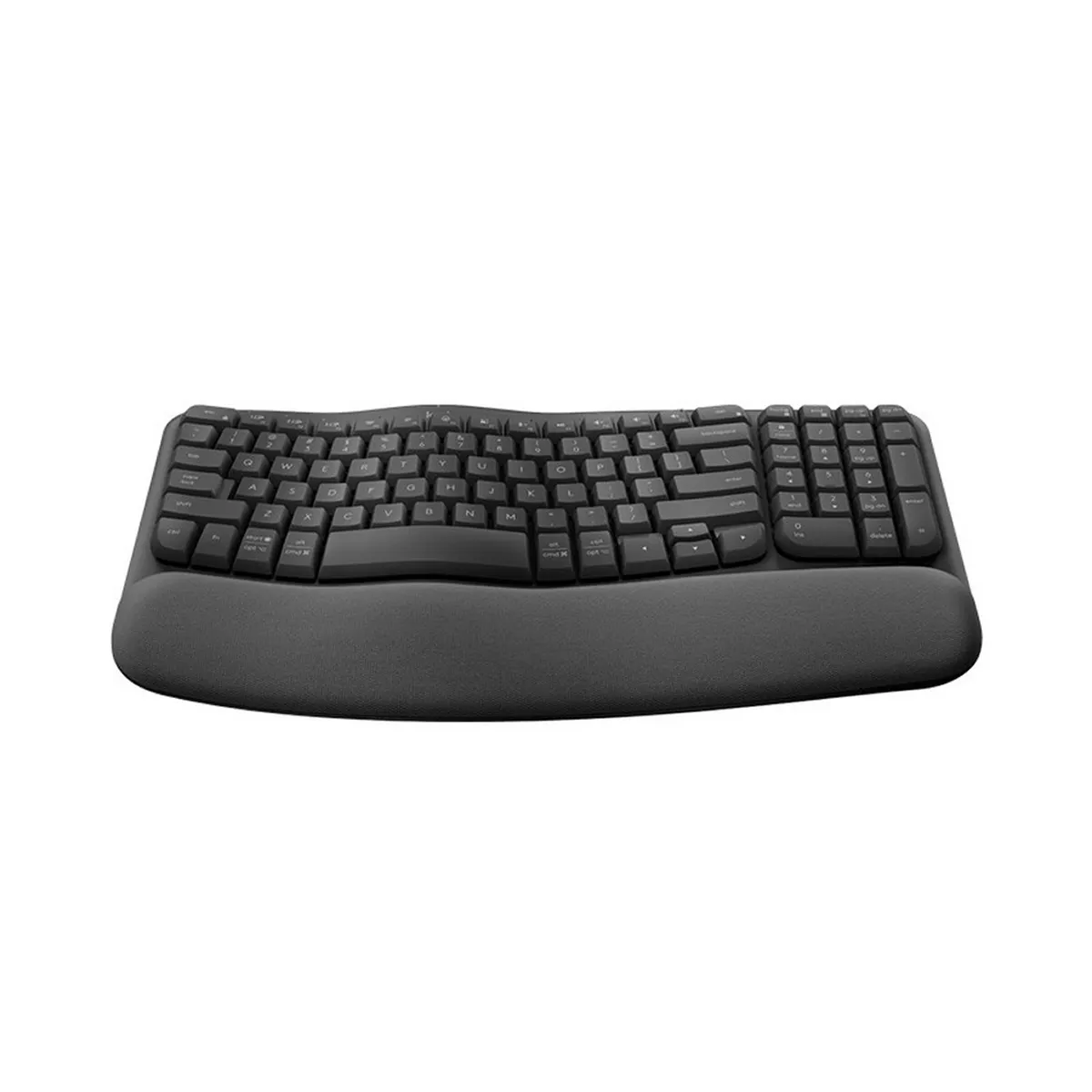 Bàn Phím Không Dây LOGITECH WAVE KEYS ERGONOMIC (Đen) (920-012281)