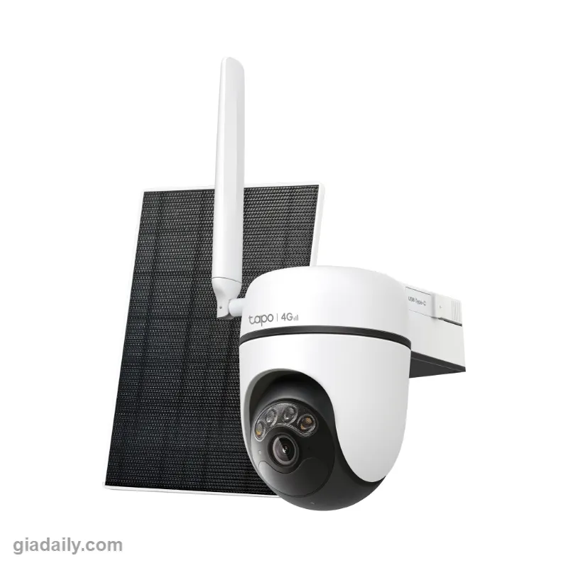 Bộ camera 4G năng lượng mặt trời Tapo C615G Kit 2K xoay/nghiêng - Giá Đại Lý