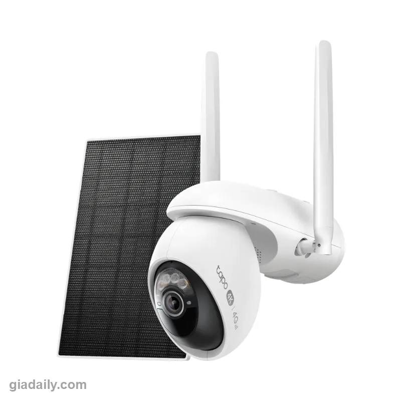 Bộ camera 4G năng lượng mặt trời Tapo C665G Kit 4K xoay/nghiêng - Giá Đại Lý