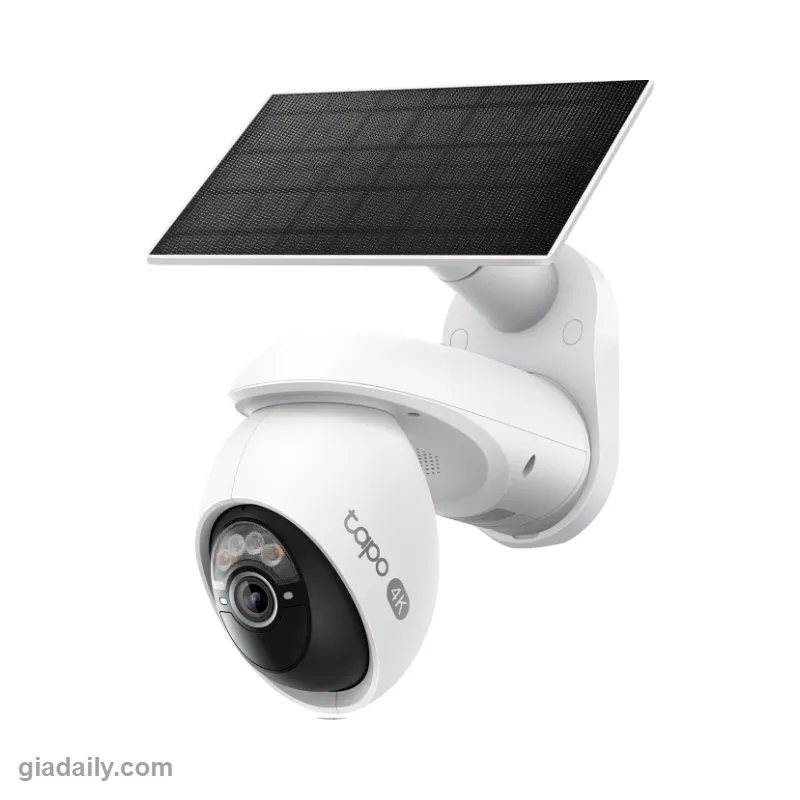 Bộ camera năng lượng mặt trời Tapo C660 Kit 4K 8MP xoay ngang/dọc - Giá Đại Lý