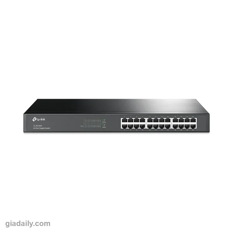 Switch 24 cổng Gigabit TP-Link TL-SG1024 gắn rack 1U 19 inch - Giá Đại Lý