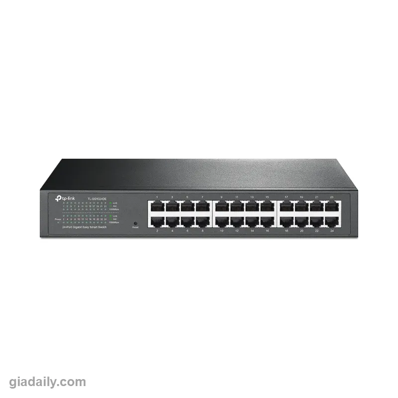 Switch Easy Smart 24 cổng Gigabit TP-Link TL-SG1024DE có VLAN, QoS - Giá Đại Lý