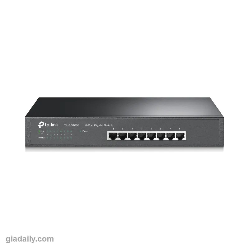 Switch 8 cổng Gigabit TP-Link TL-SG1008 gắn rack 1U 13 inch - Giá Đại Lý