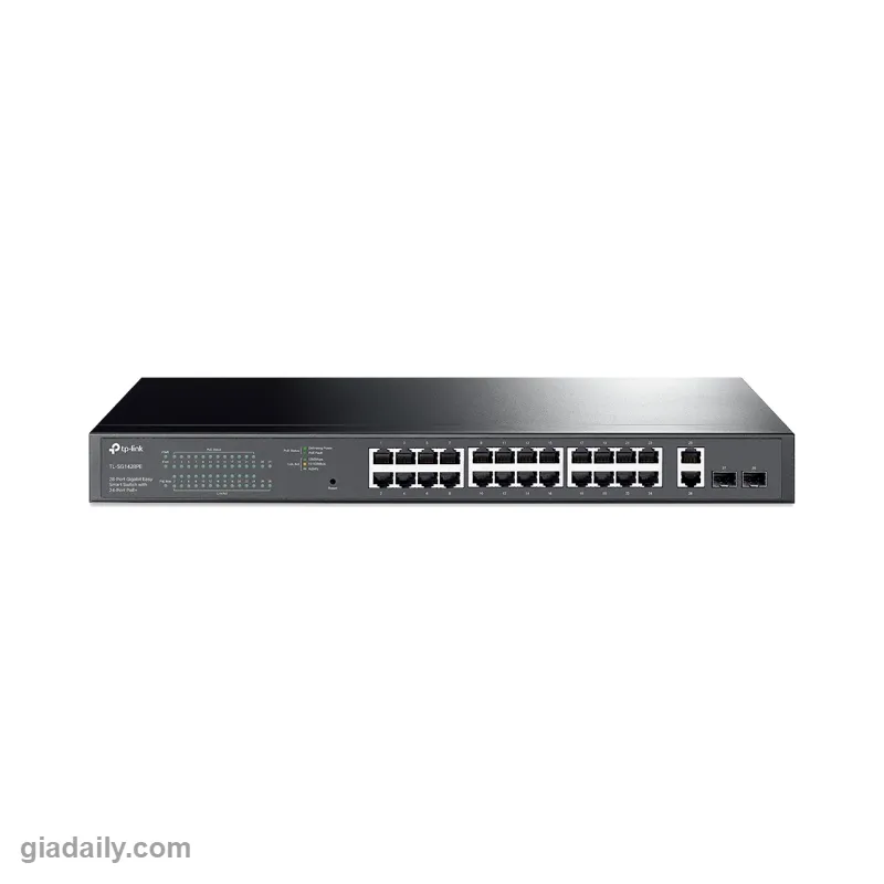Switch PoE Easy Smart 28 cổng Gigabit TP-Link TL-SG1428PE 24 cổng PoE+ - Giá Đại Lý