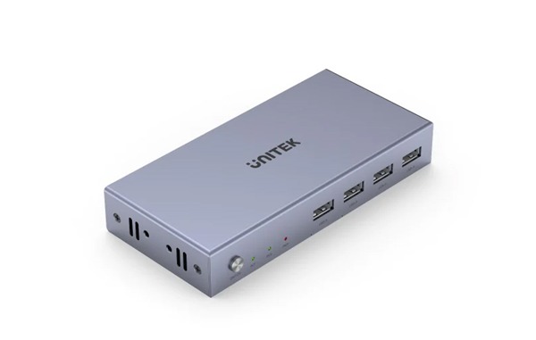 Bộ chuyển đổi 2-1 KVM HDMI 2.0 UNITEK V307A 4K60hz