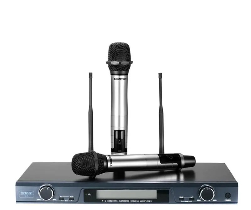 Bộ micro không dây cầm tay UHF kênh kép X5