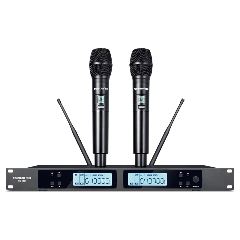 Bộ micro không dây cầm tay UHF kênh kép TS-8807HH