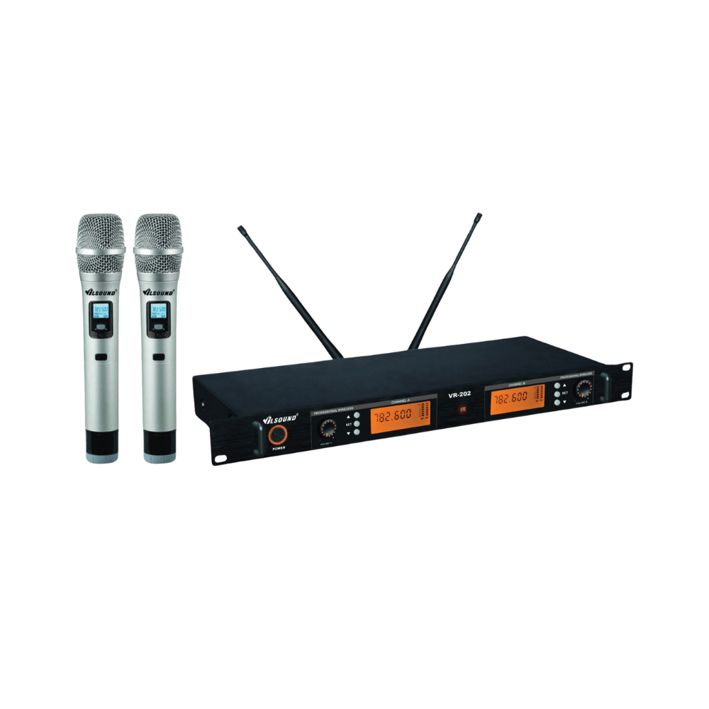 Bộ micro không dây hai kênh chất lượng cao M2-R phiên bản micro cầm tay