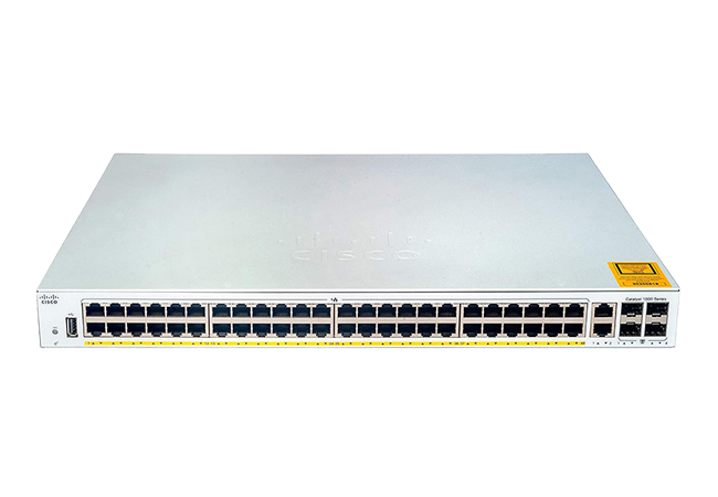 Switch C1000-48T-4X-L Cisco Catalyst 1000 with 48x 10/100/1000 ports, 4x 10G SFP+ uplinks