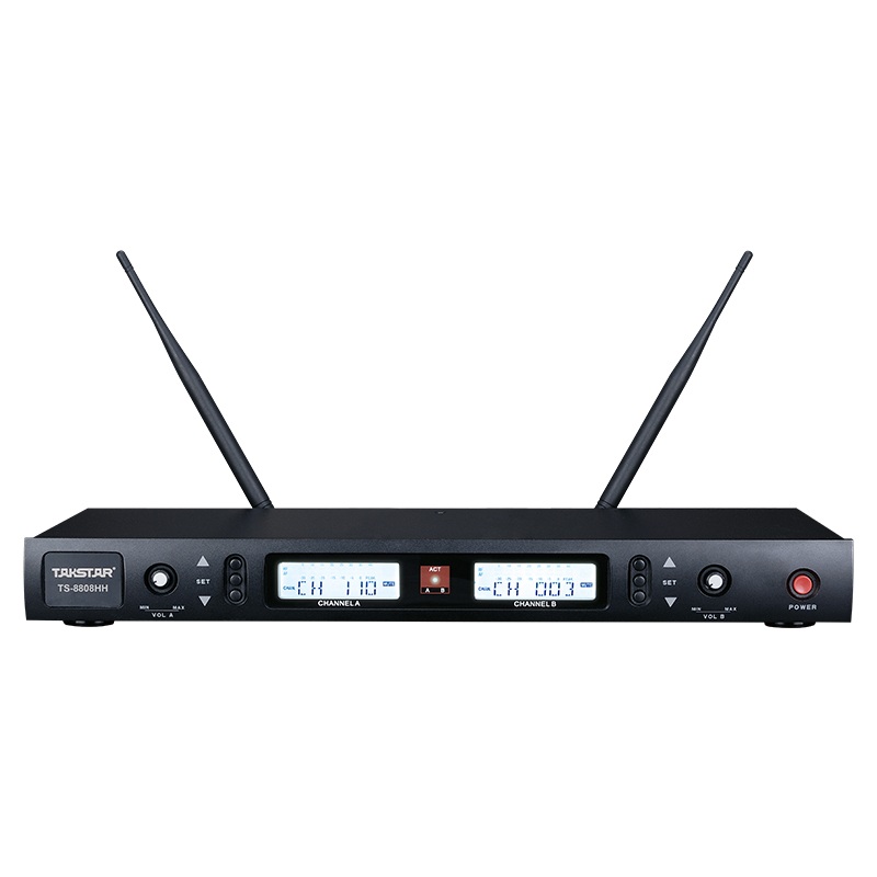 Bộ micro không dây cầm tay UHF kênh kép TS-8808HH