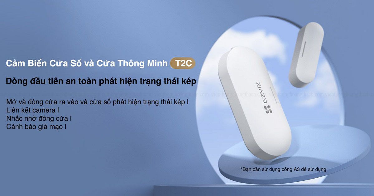 Cảm biến hồng ngoại PIR không dây ezviz CS-T2C-A0-BG