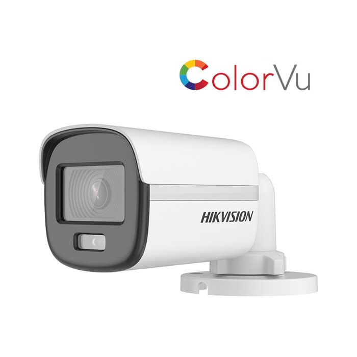Hikvision Camera hình trụ có màu ban đêm 2MP (ColorVu) DS-2CE10DF0T-F
