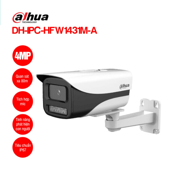 Camera IP 4MP DAHUA DH-IPC-HFW1431M-A-VN