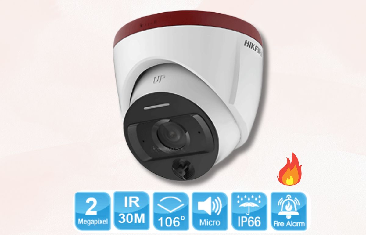 Camera tích hợp đầu báo nhiệt Hikfire HF-VH 221