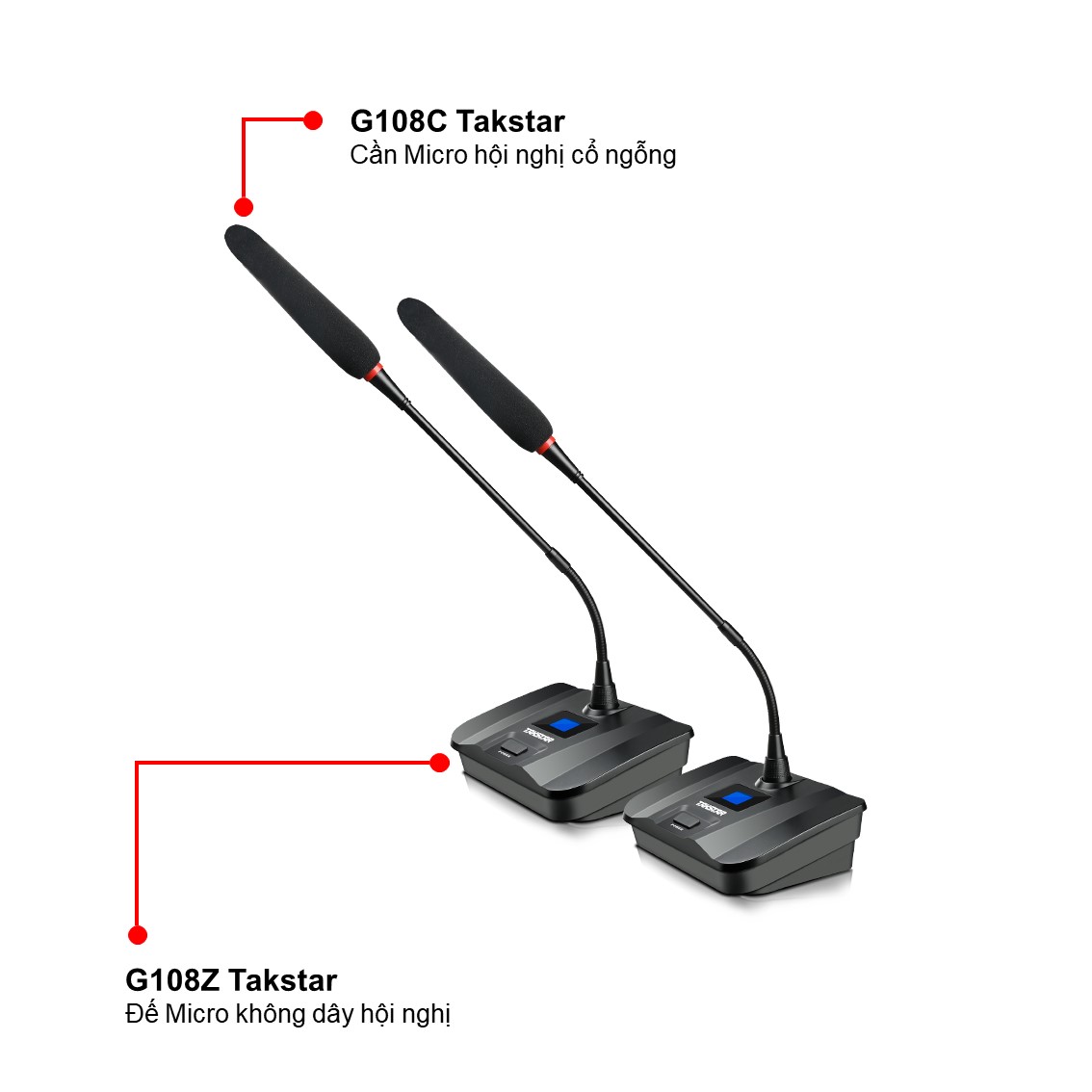 Cần micro hội nghị cổ ngỗng Takstar G108C