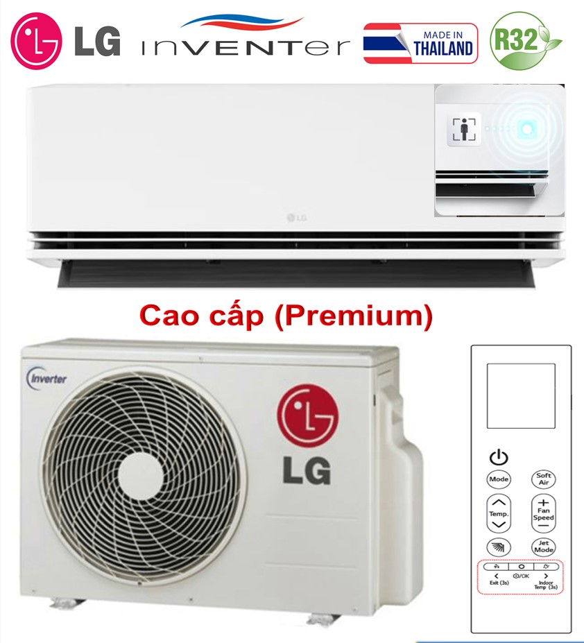 Điều hoà LG 9000BTU 1 chiều inverter Dòng Cao Cấp IPC09M1 Mới 2025
