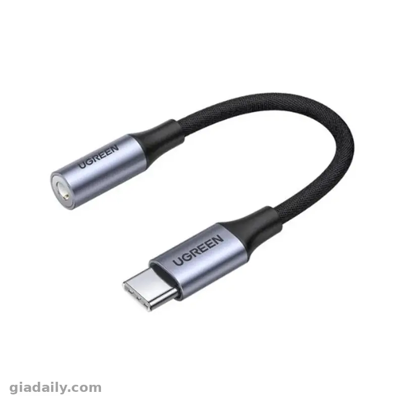 Cáp Chuyển USB-C Sang Jack 3.5mm Ugreen 80154 Có Chip DAC - Giá Đại Lý