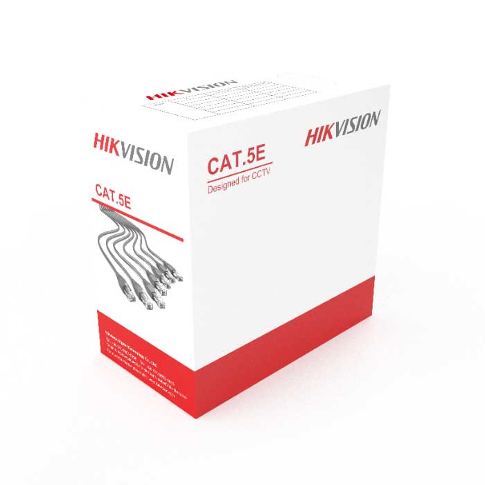 Cáp mạng chuyên dụng  CAT5 Hikvision 8 Lõi đồng nguyên chất 99.95%