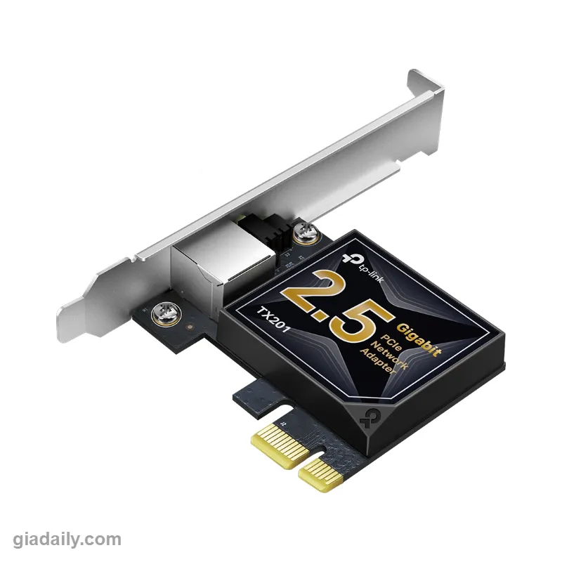 Card mạng PCIe 2.5 Gigabit TP-Link TX201 chuẩn PCIe 2.1 x1 - Giá Đại Lý